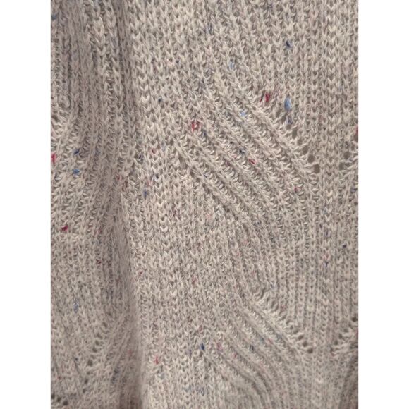 ❄️ Cozy Chic Talbots Chevron Knit Shawl Collar Cardigan - Size Large - Picture 4 of 7